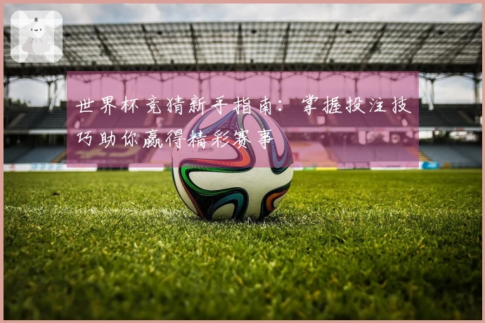 世界杯竞猜新手指南：掌握投注技巧助你赢得精彩赛事